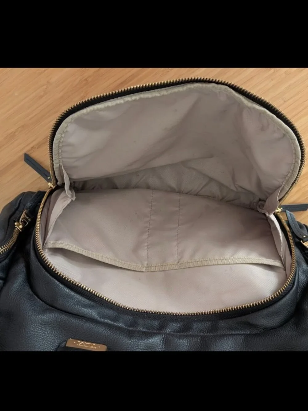 TUMI Voyageur Leather Calais Backpack - Black Leather